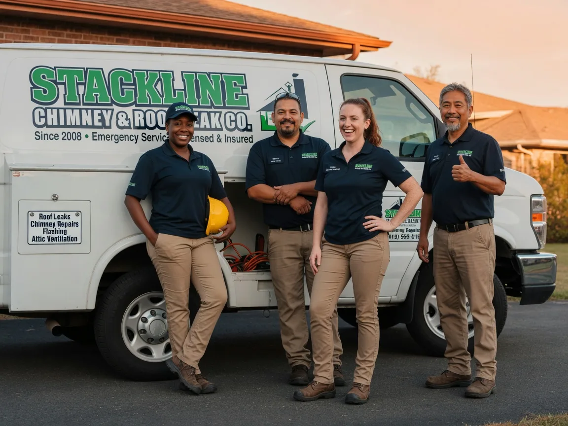 Chimney flashing repair company in Prairie View, KS